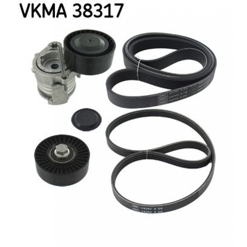 VKMA 38317 SKF Комплект доріжкового ремня (ролик, ремінь)