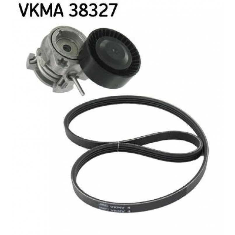 VKMA 38327 SKF Комплект доріжкового ремня (ролик, ремінь)