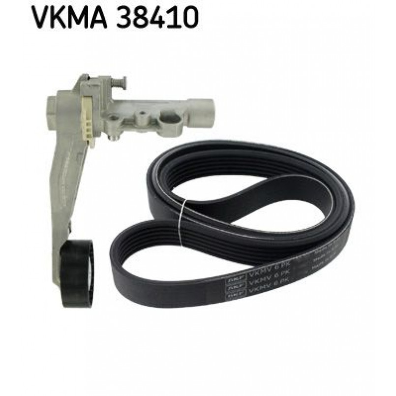 VKMA 38410 SKF Комплект доріжкового ремня (ролик, ремінь)