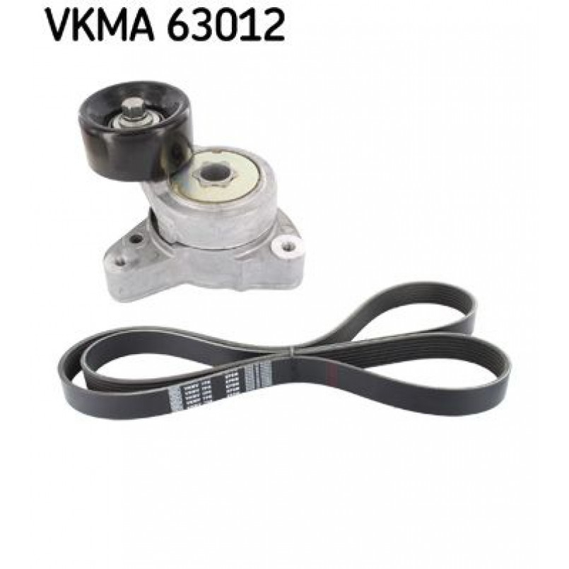 VKMA 63012 SKF Комплект (ремінь+ролики)