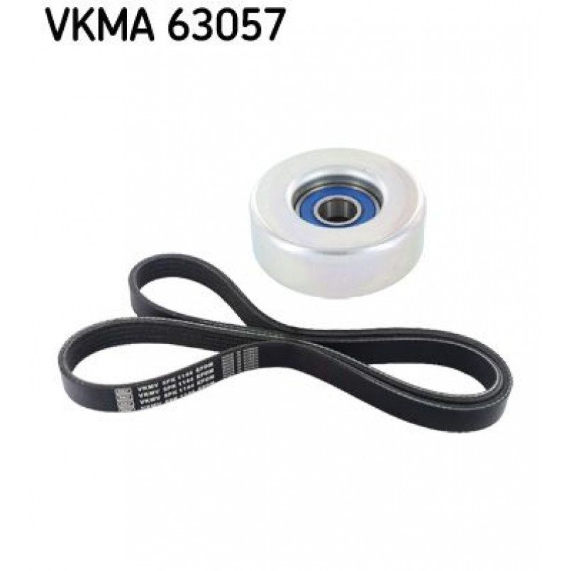 VKMA 63057 SKF Комплект (ремінь+ролики)