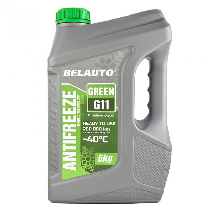 BELAUTO Антифриз зелений ANTIFREEZEE G11 GREEN 5kg