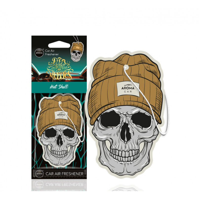 AROMA Ароматизатор Aroma Car Cellulose Dia De Los Muertos - Hat Skull (24шт.)