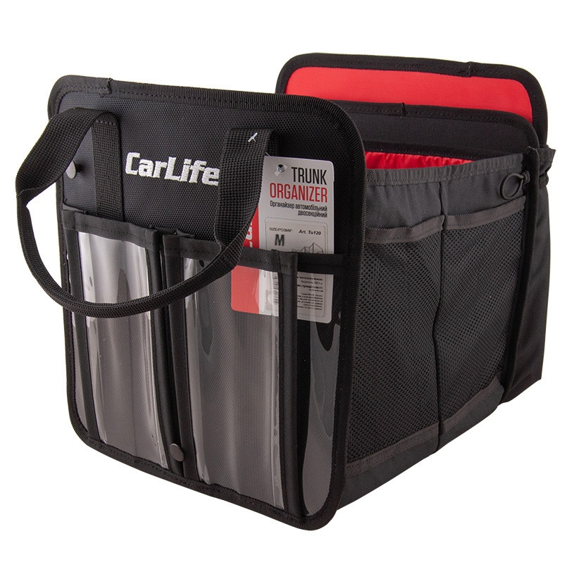 CARLIFE Сумка органайзер (трансформер) M 55х29х29см Тк. PVC 1680 D чорна