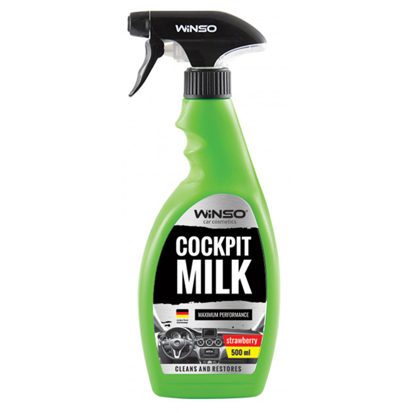 COCKPIT MILK Strawberry Поліроль-молочко для панелі приладів 500мл. (24шт/ящ