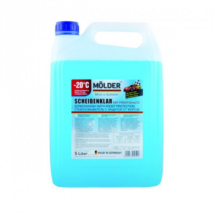 MOLDER SCHEIBENKLAR SCREENWASH WITH FROST PROTECTION зимовий омивач скла SPORT 5L -20°C