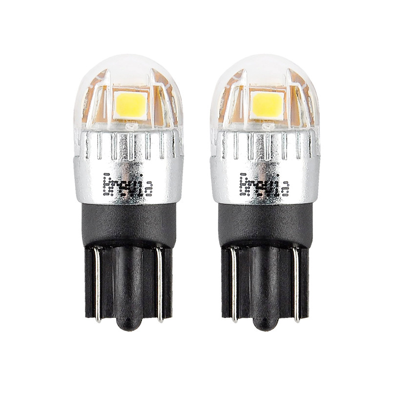 BREVIA Лампа світлодіодна Brevia S-Power W5W 150Lm 5x2835SMD 12/24V CANbus, 2шт. (20/200)