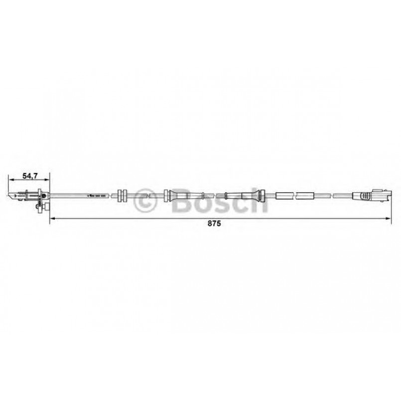 0265007790 BOSCH ДАТЧИК ABS DF11