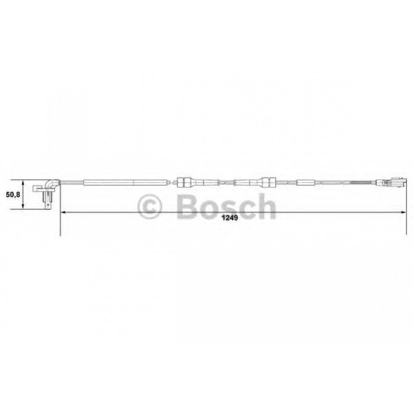 0265007666 BOSCH ДАТЧИК ABS WS7666