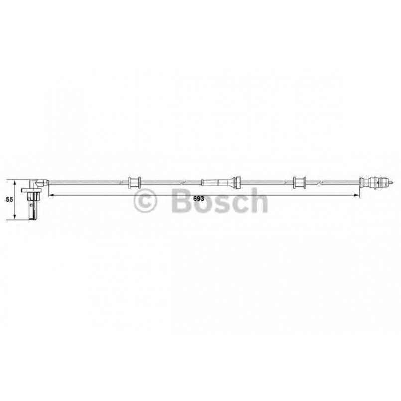 0265007534 BOSCH ДАТЧИК ABS WS7534