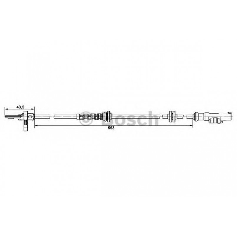 0265007896 BOSCH ДАТЧИК ABS DF11