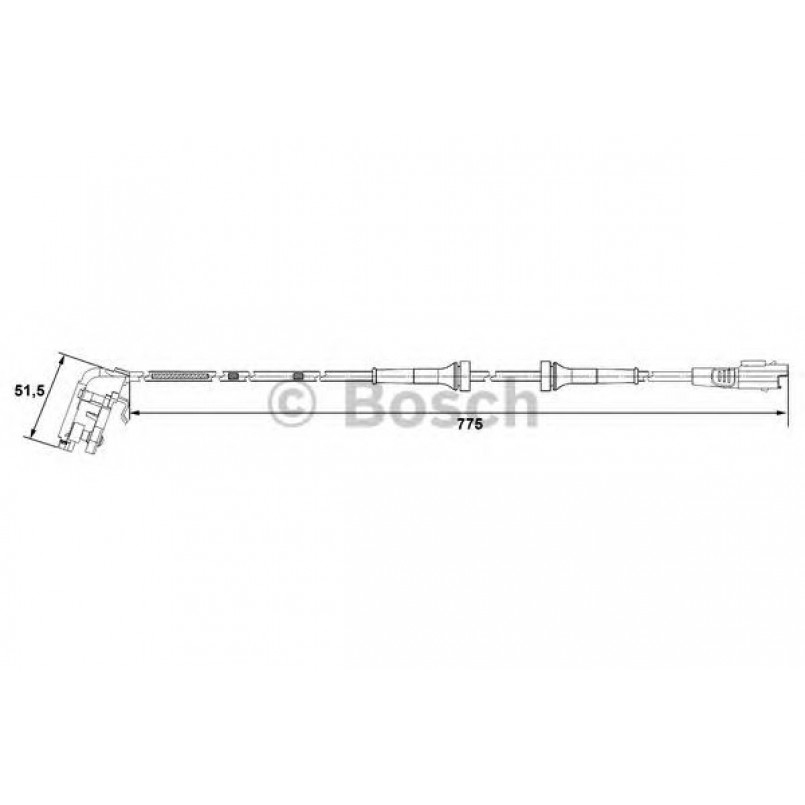 0265007779 BOSCH ДАТЧИК ABS WS7779