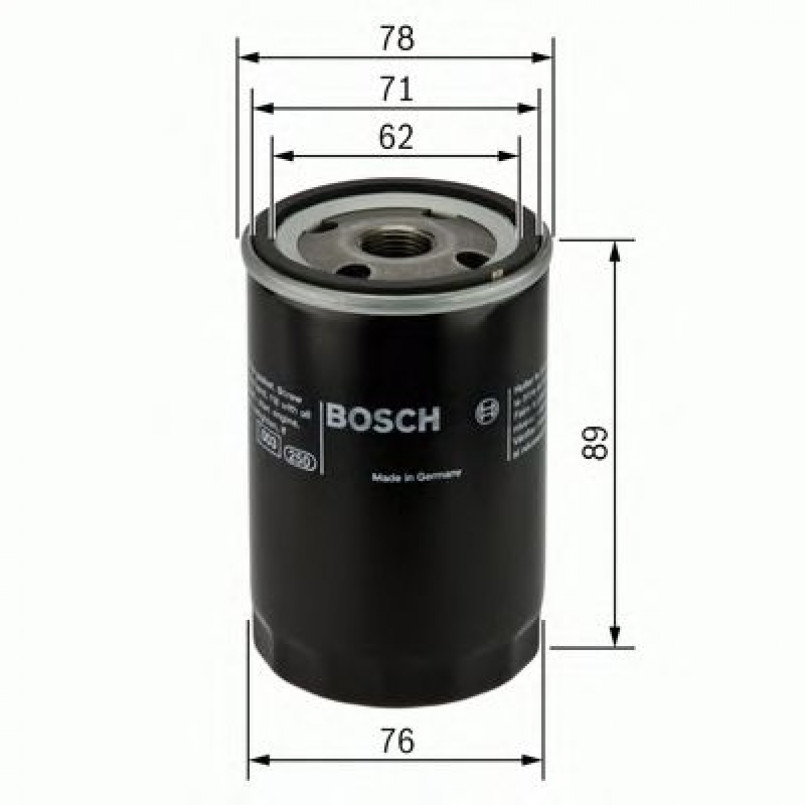 0451103050 BOSCH Фільтр оливи P3050