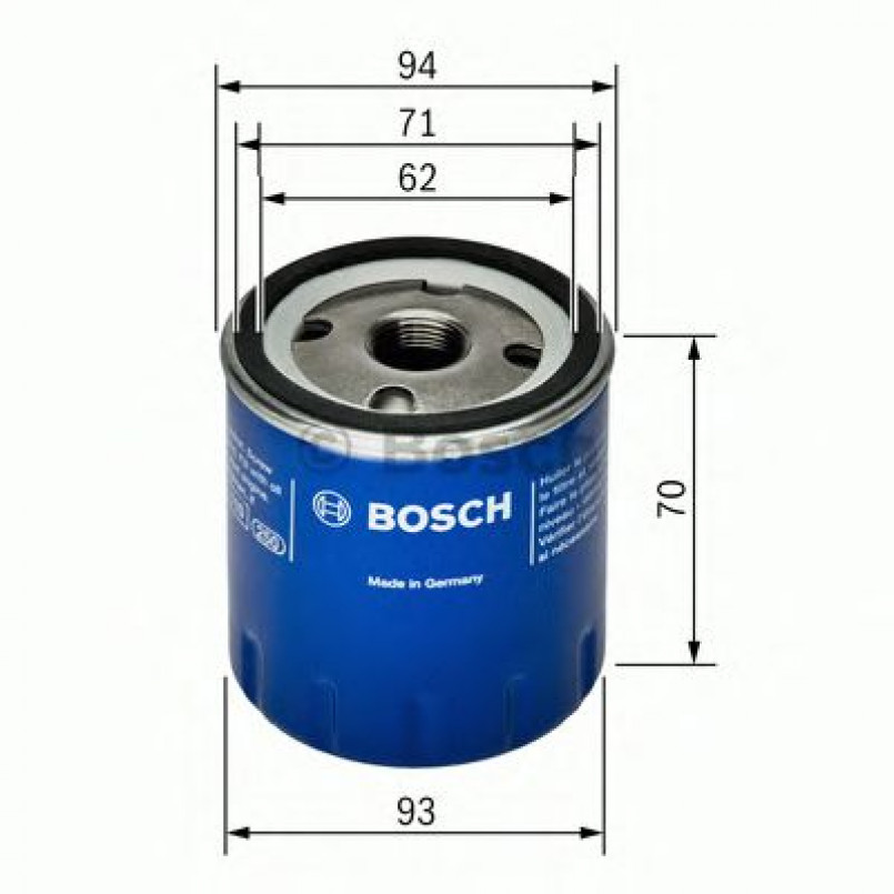 0451103093 BOSCH Фільтр оливи P3093