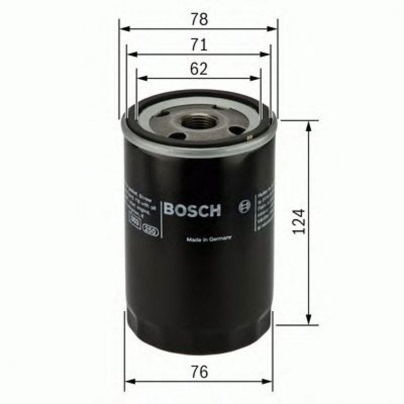 0451103105 BOSCH Фільтр оливи P3105