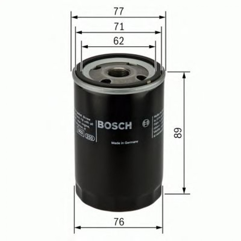 0451103227 BOSCH Фільтр оливи P3227