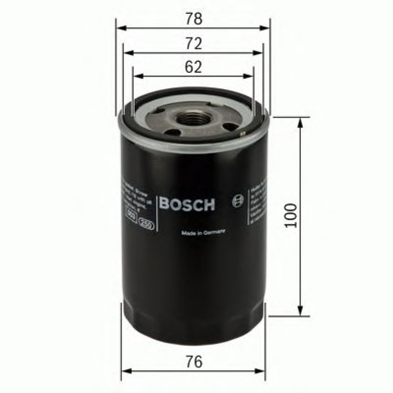 0451103232 BOSCH Фільтр оливи P3232