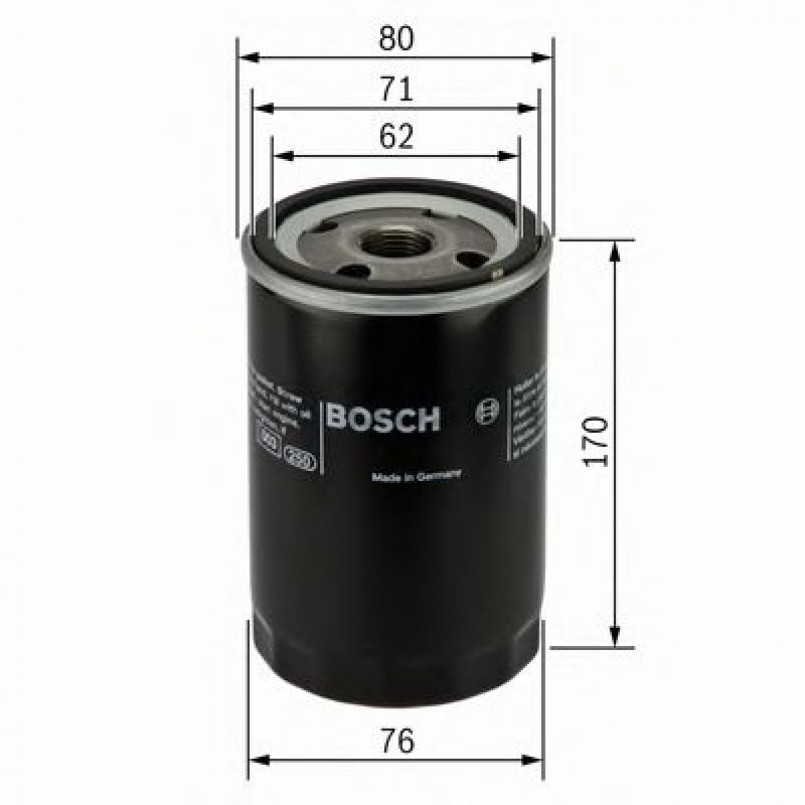 0451103249 BOSCH Фільтр оливи P3249