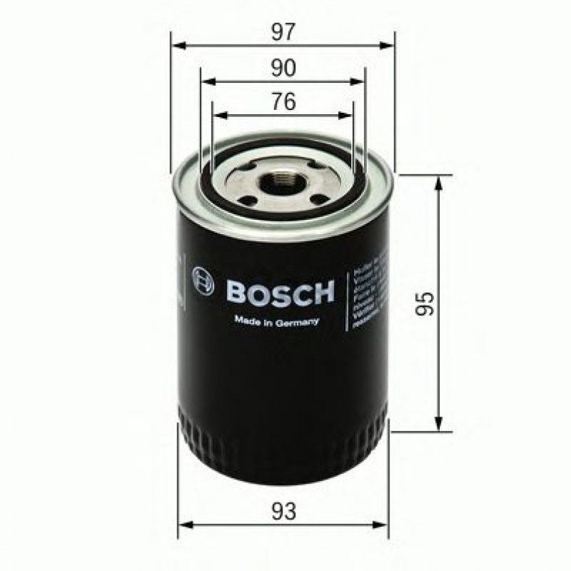 0451103252 BOSCH Фільтр оливи P3252
