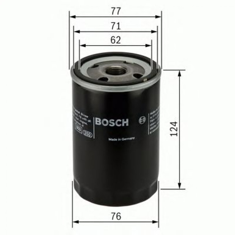 0451103259 BOSCH Фільтр оливи P3259