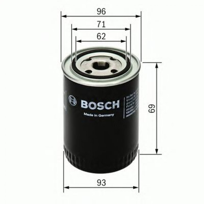 0451103274 BOSCH Фільтр оливи P3274