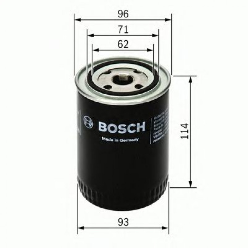 0451103313 BOSCH Фільтр оливи P3313