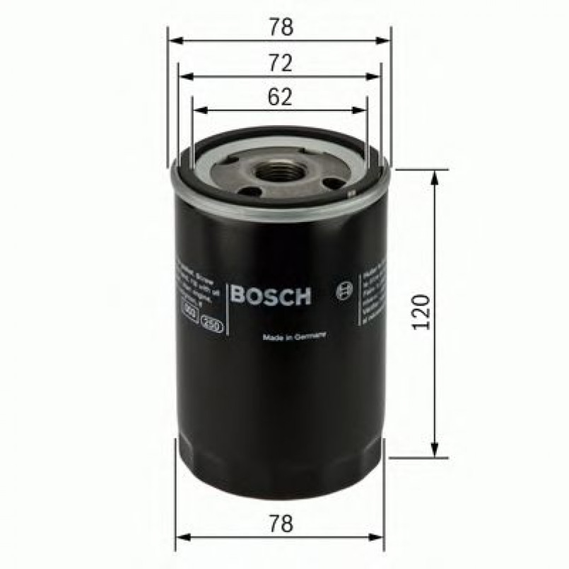 0451103369 BOSCH Фільтр оливи P3369