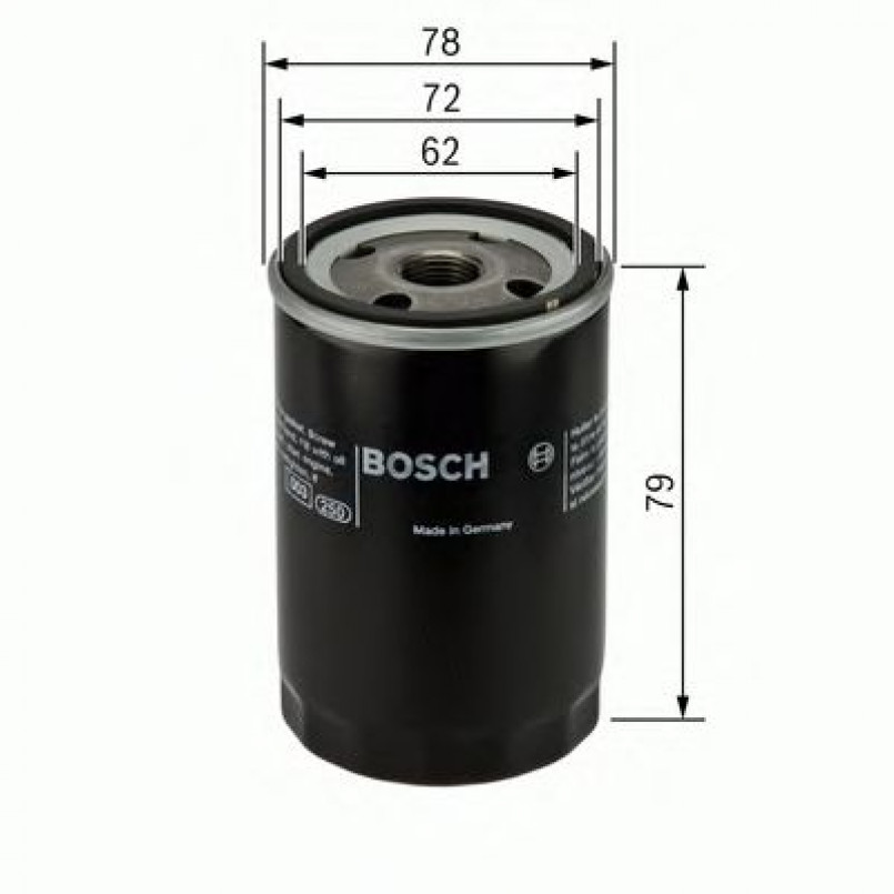0451103370 BOSCH Фільтр оливи P3370