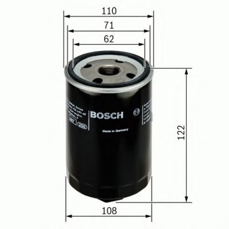 0451203223 BOSCH Фільтр оливи P3223