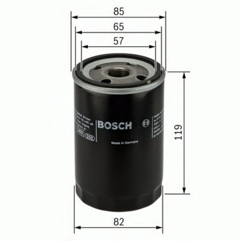 0986452000 BOSCH Фільтр оливи P2000