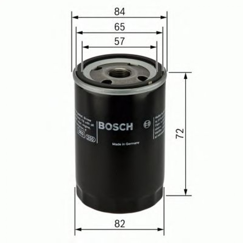0986452019 BOSCH Фільтр оливи P2019