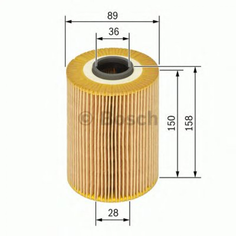 1457429123 BOSCH Фільтр оливи P9123