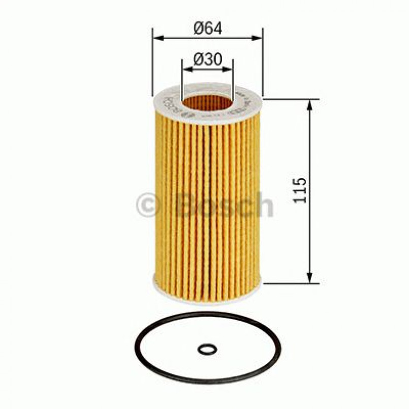 1457437002 BOSCH Фільтр оливи P7002