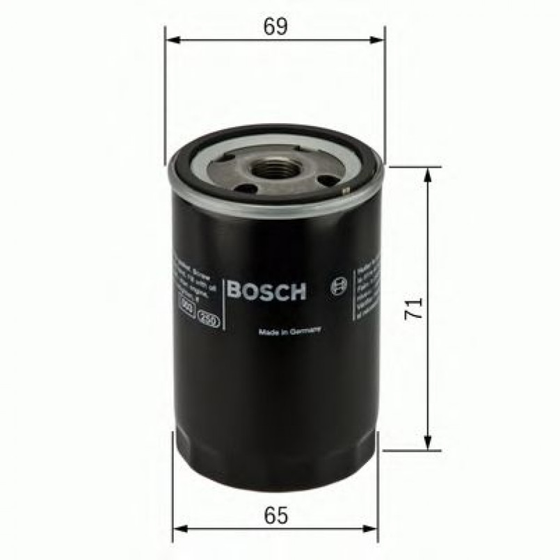 F026407001 BOSCH Фільтр оливи P70011