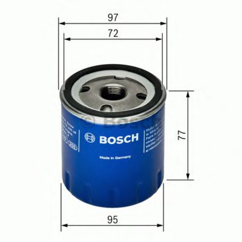 F026407024 BOSCH Фільтр оливи P7024