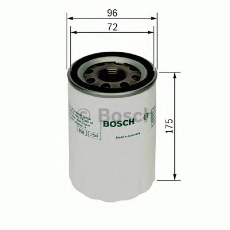 F026407081 BOSCH Фільтр оливи P7081