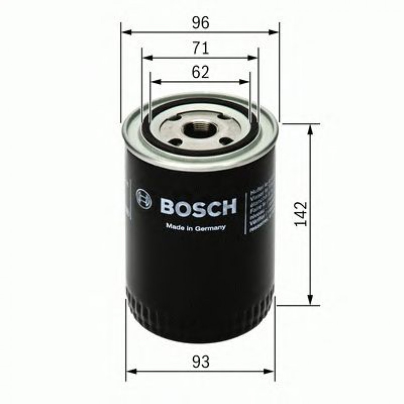 0451104063 BOSCH Фільтр оливи P4063