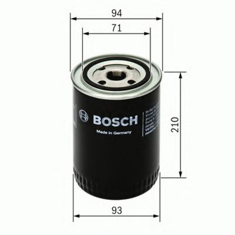 0451105067 BOSCH Фільтр оливи P5067