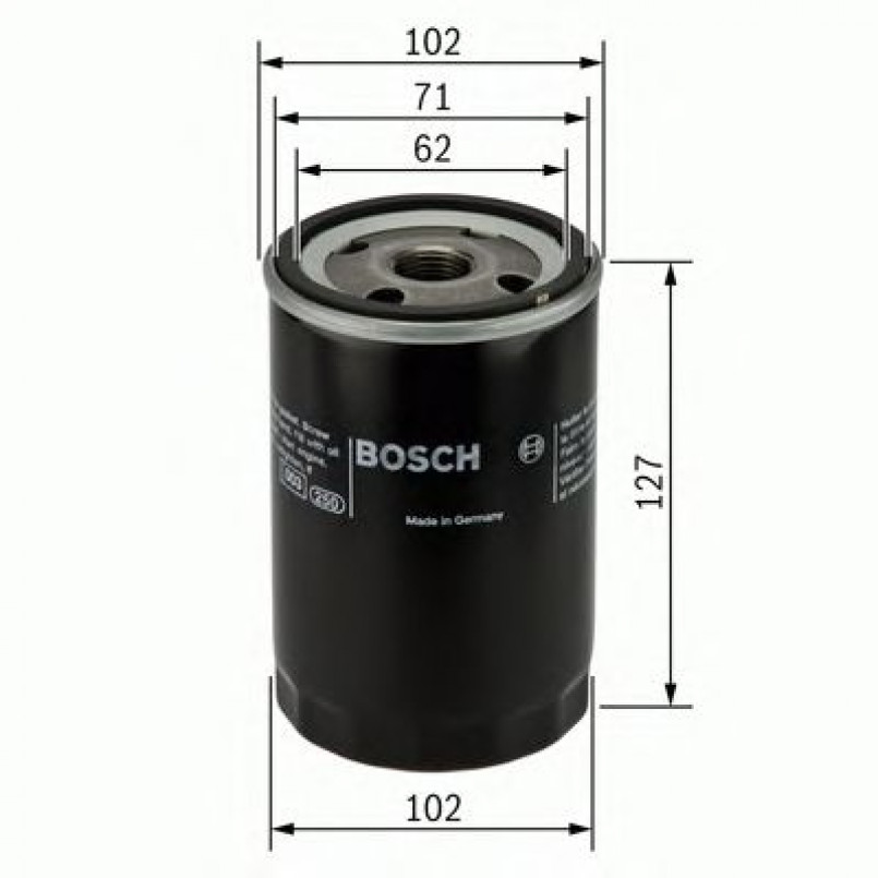 0451203152 BOSCH Фільтр оливи P3152