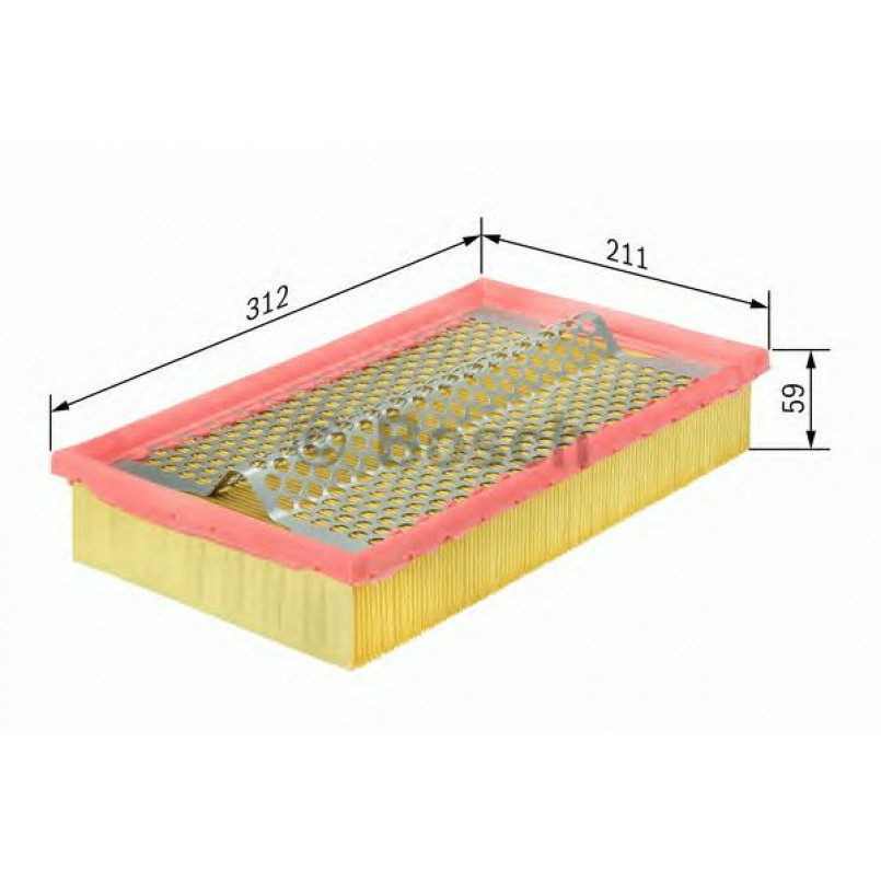 1457433742 BOSCH Фільтр повітря S3742