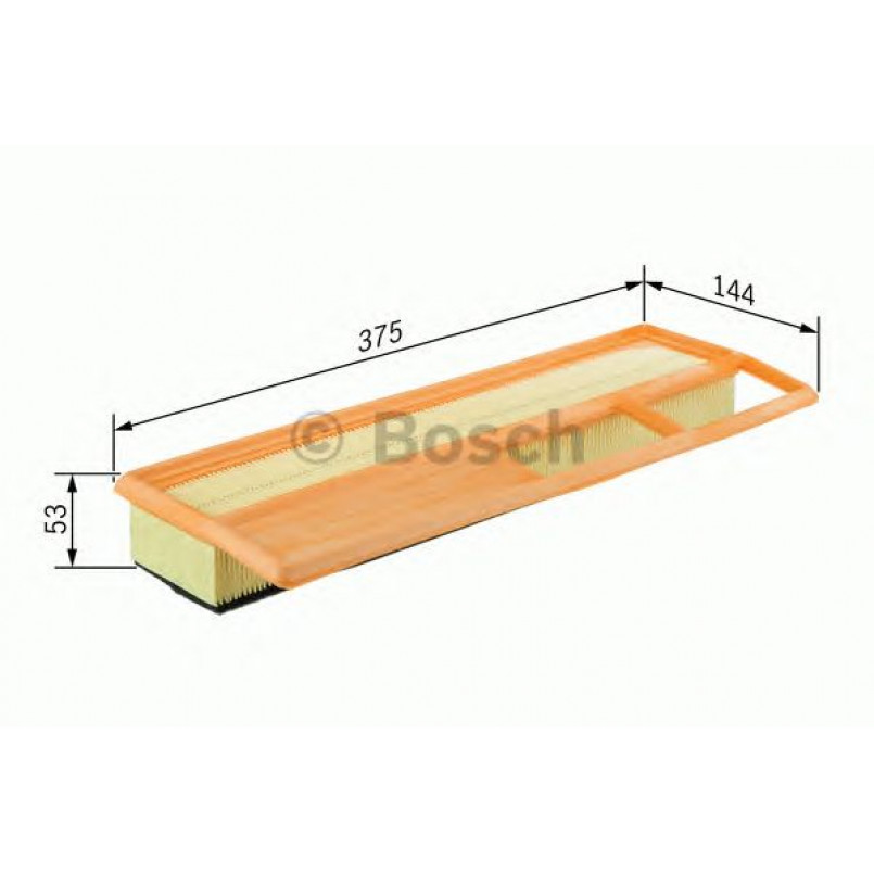 F026400002 BOSCH Фільтр повітря S0002
