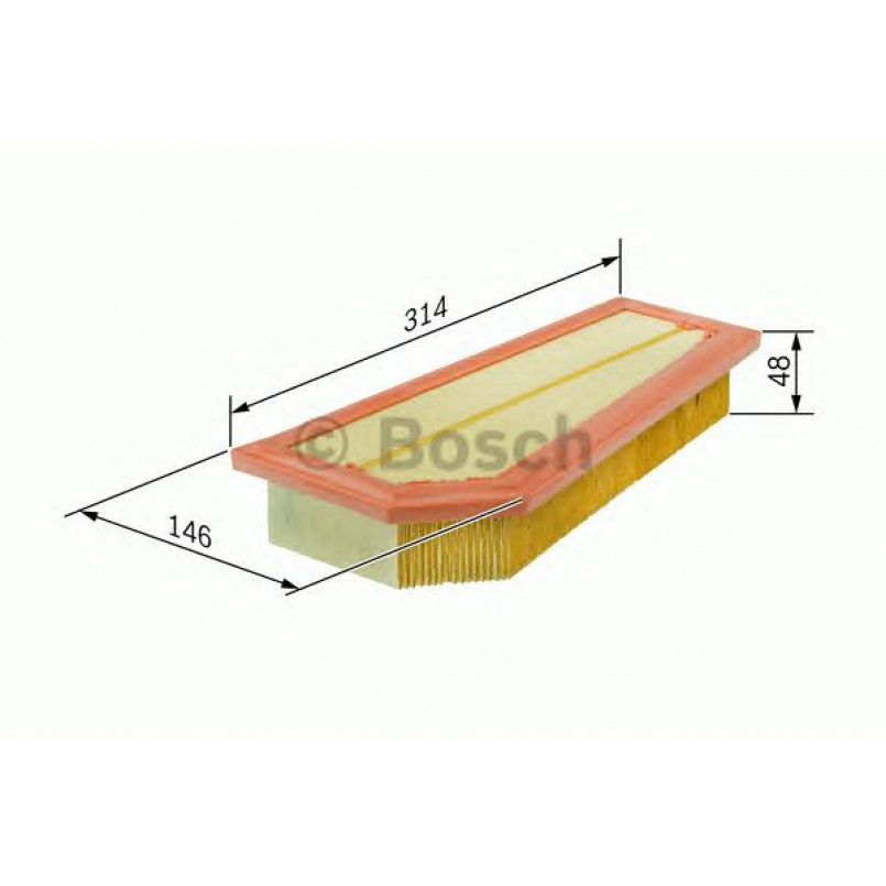 F026400134 BOSCH Фільтр повітря S0134