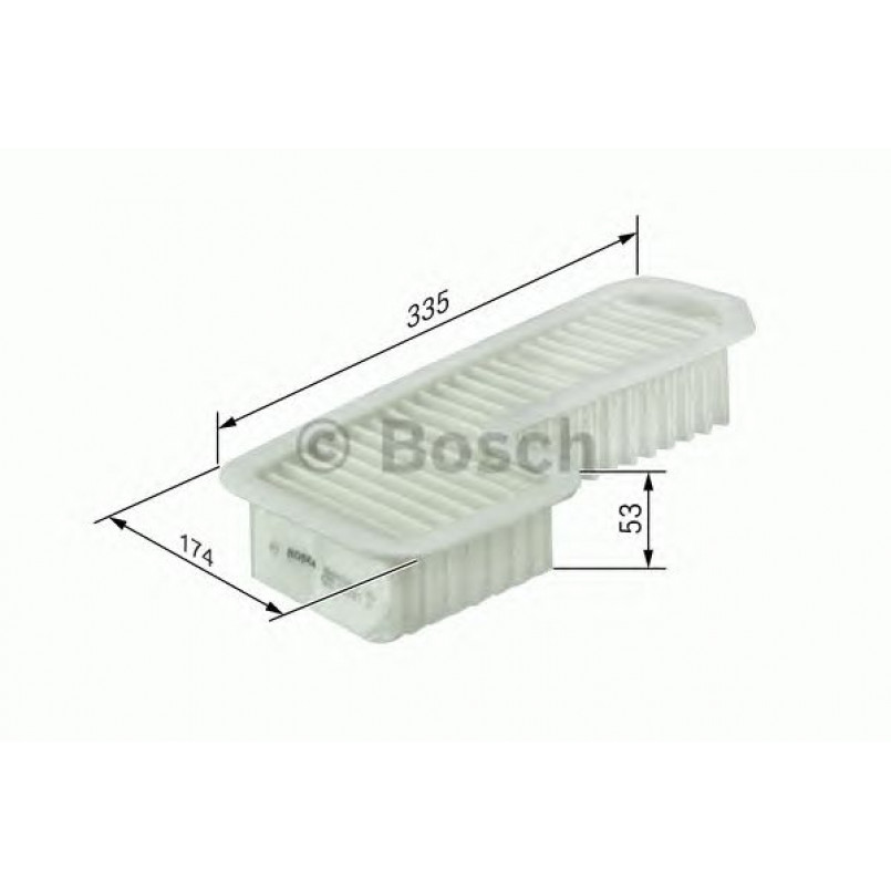 F026400158 BOSCH Фільтр повітря S0158