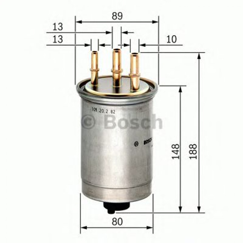 0450906508 BOSCH Фільтр палива N6508