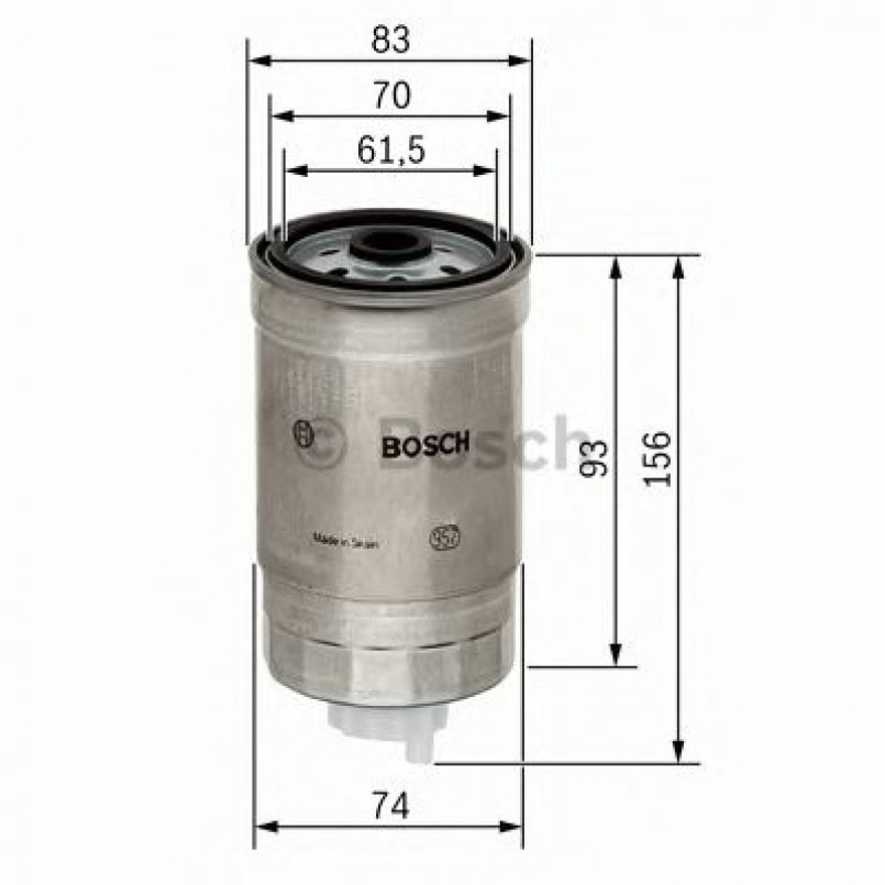 1457434106 BOSCH Фільтр палива N4106