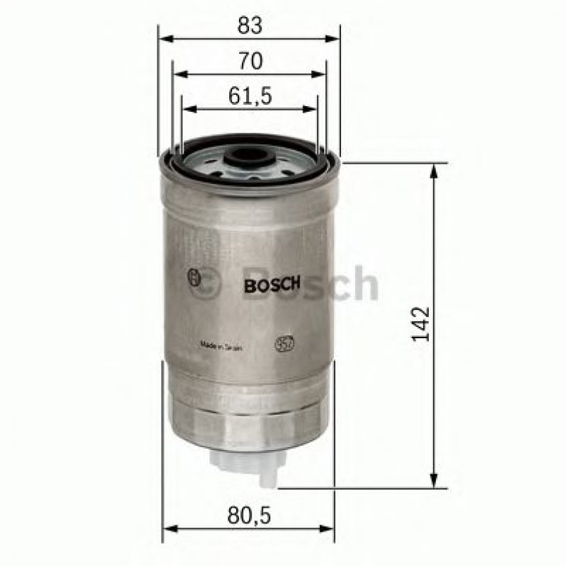 1457434510 BOSCH Фільтр палива N4510