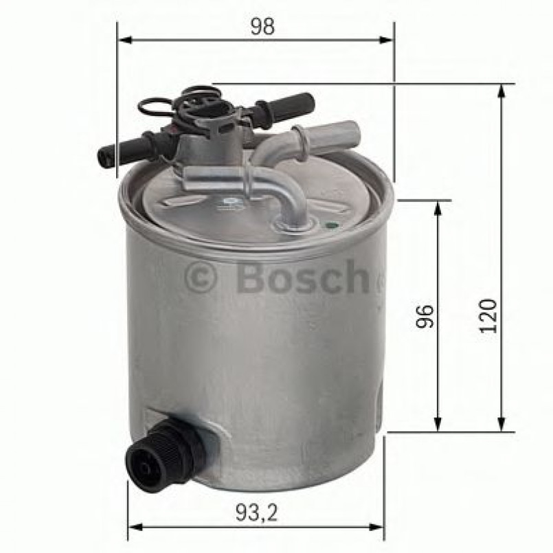 F026402019 BOSCH Фільтр палива