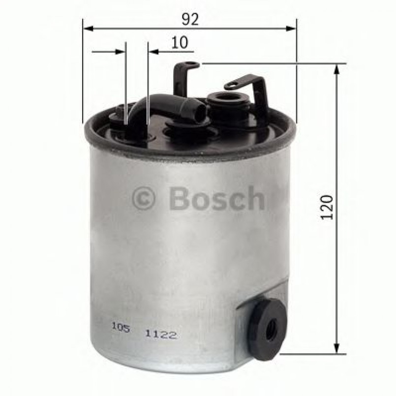 F026402044 BOSCH Фільтр палива