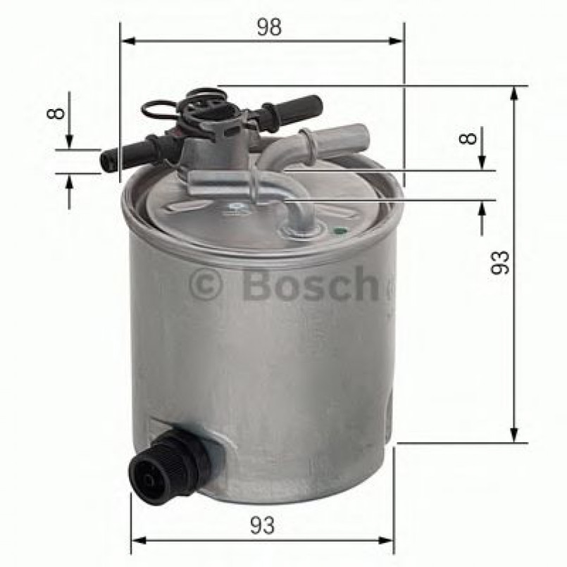F026402072 BOSCH Фільтр палива
