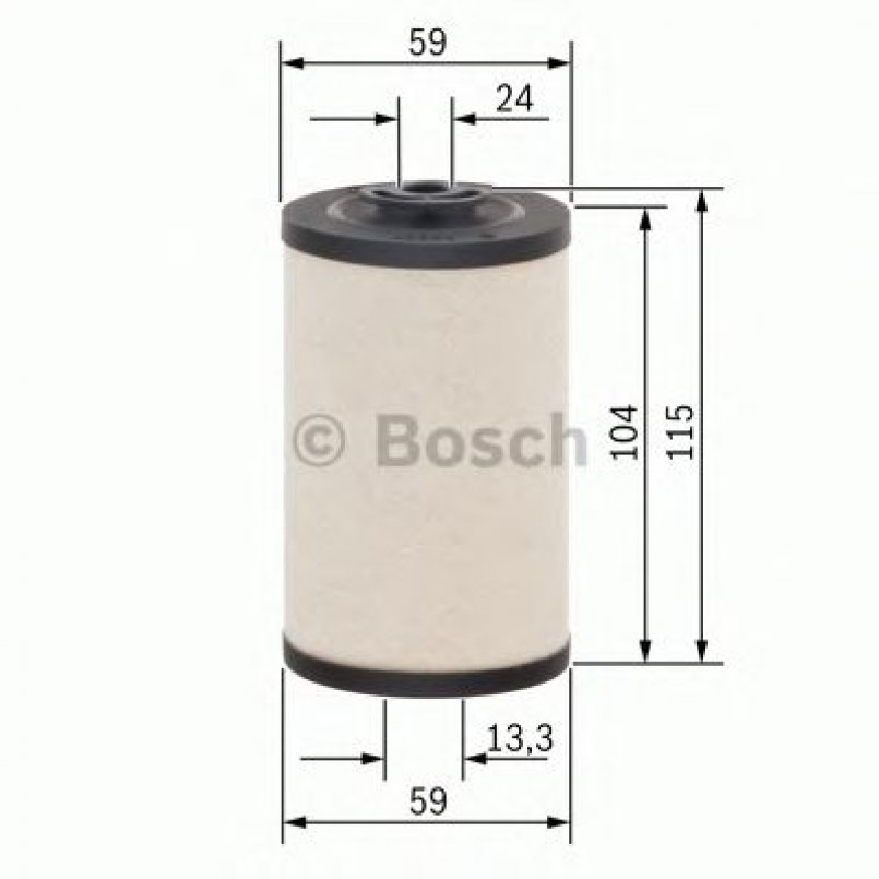 1457431158 BOSCH Фільтр палива N1158